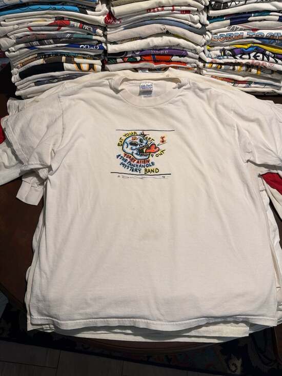 Gildan Other - Vintage 1998 Terry Allen & The Panhandle Mystery Band 'Eat Your Heart Out' Tee